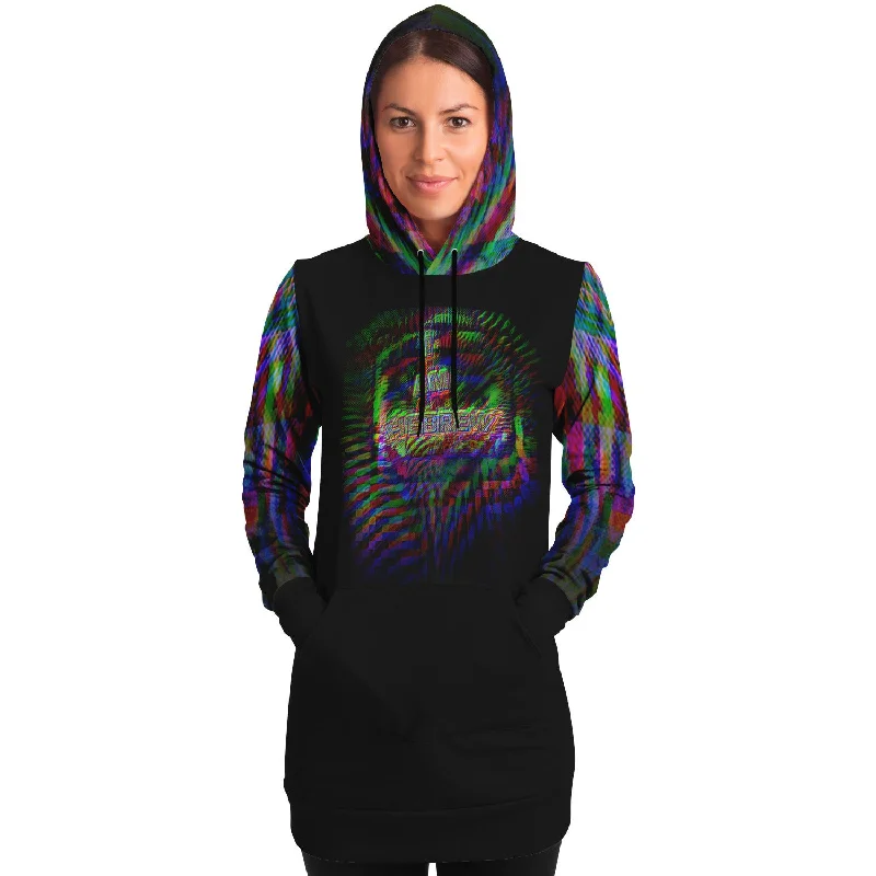 I AM HEBREW 01-01 Ladies Designer Fashion Triblend Longline HoodieHip-Hop Hoodies