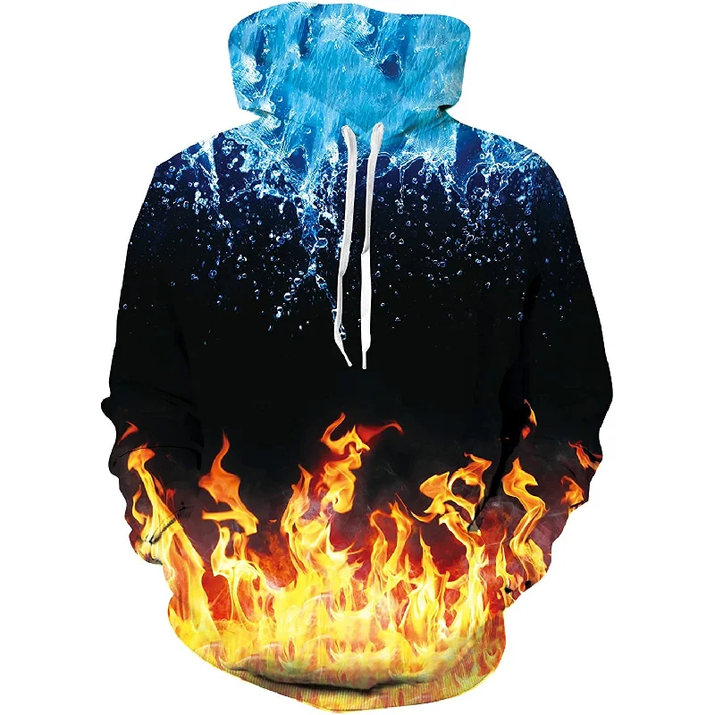 Ice & Fire Funny HoodiePerformance Hoodies