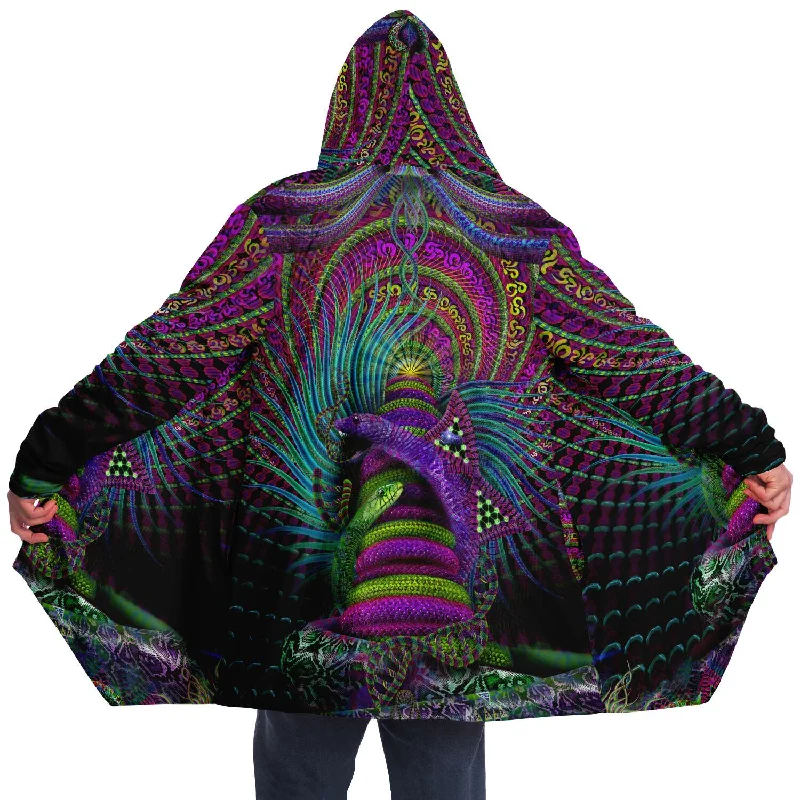 Kundalini Rising Micro Fleece CloakRecycled Fabric Hoodies