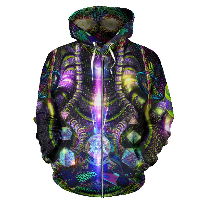 Mystic Temptation Zip-Up HoodiePunk Sweatshirts