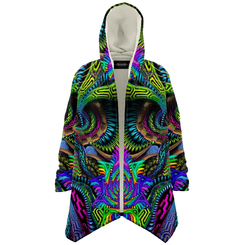 Primordial Micro Fleece CloakFringed Hoodies