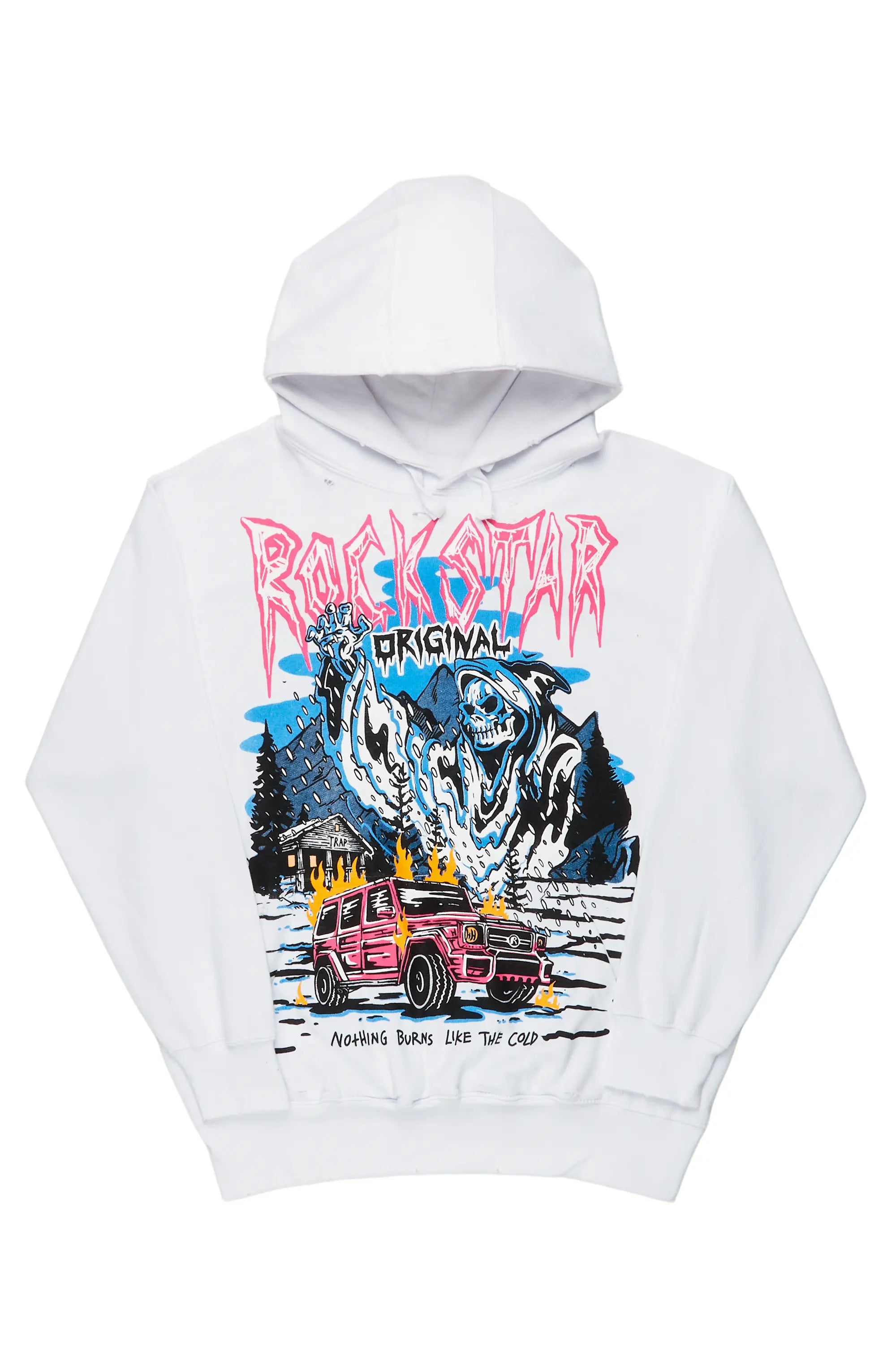 Knitted ShirtMercy Wagon White Oversized Hoodie