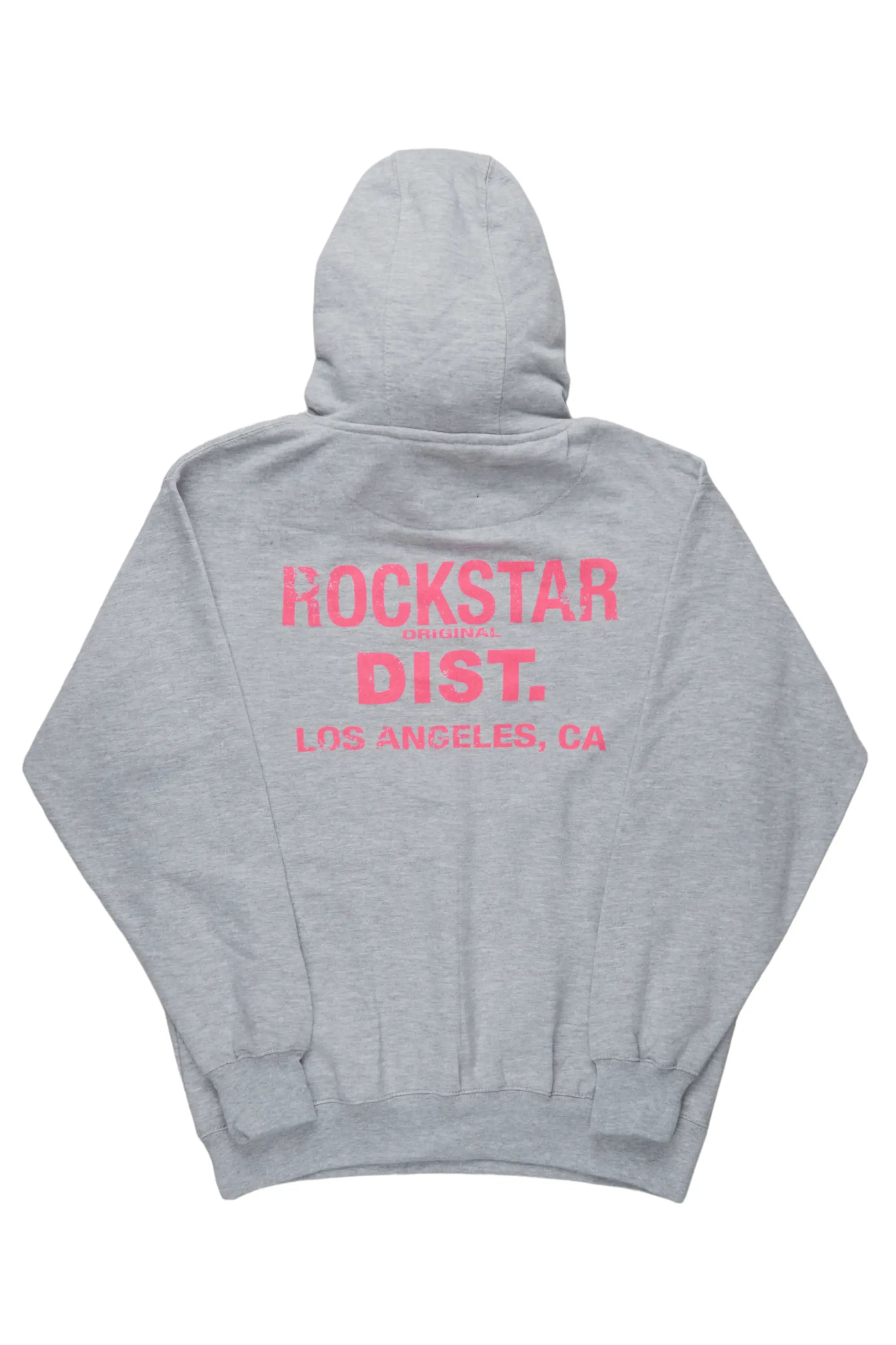 Women's thick topsDalasia Heather Grey Oversized Hoodie