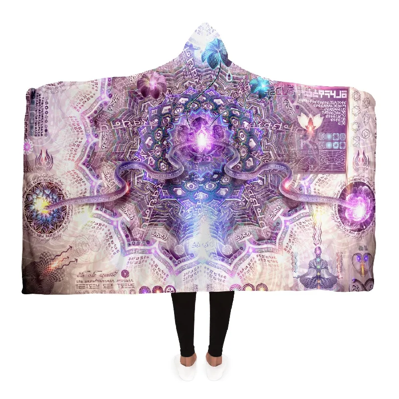 Sahasrara | Crown Chakra Hooded Blanket SherpaButton-Up Sweatshirts