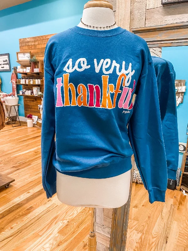 So Very Thankful PulloverStretch-Knit Sweatshirts