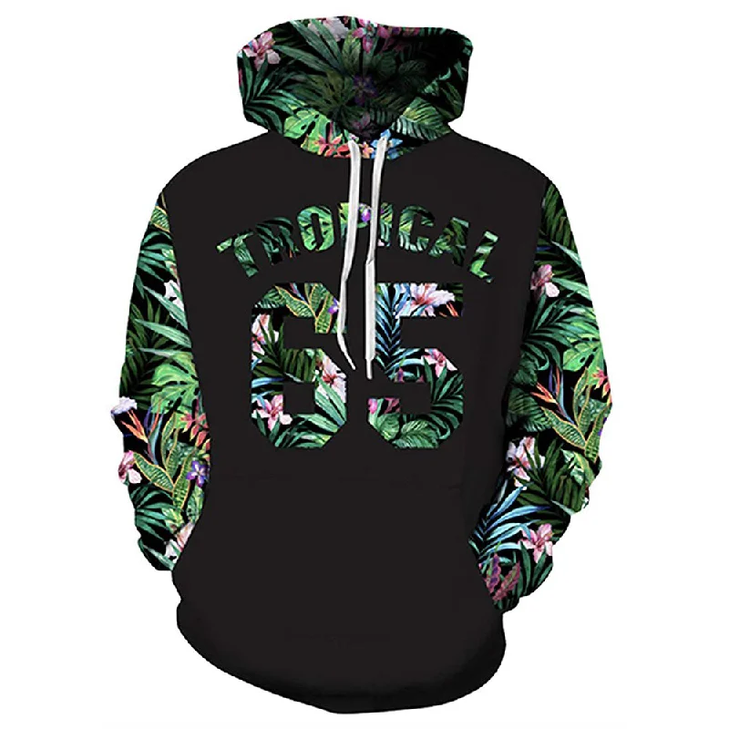 Tropical 65 Floral HoodieCamo Hoodies