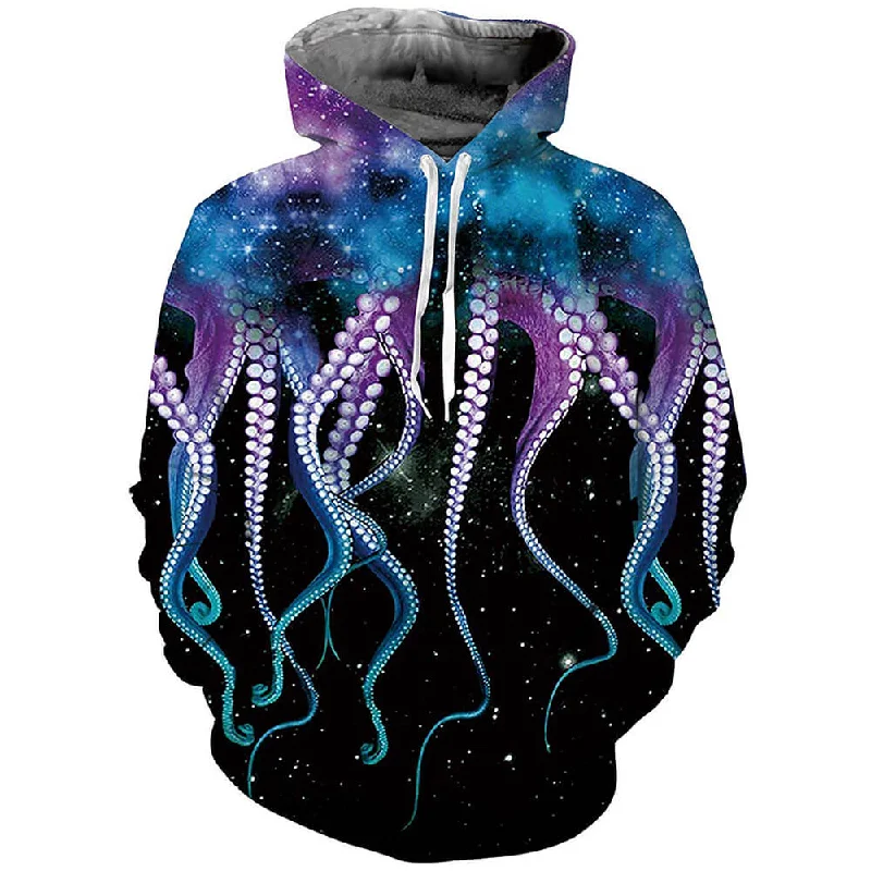 Colorful Octopus HoodieWaterproof Hoodies