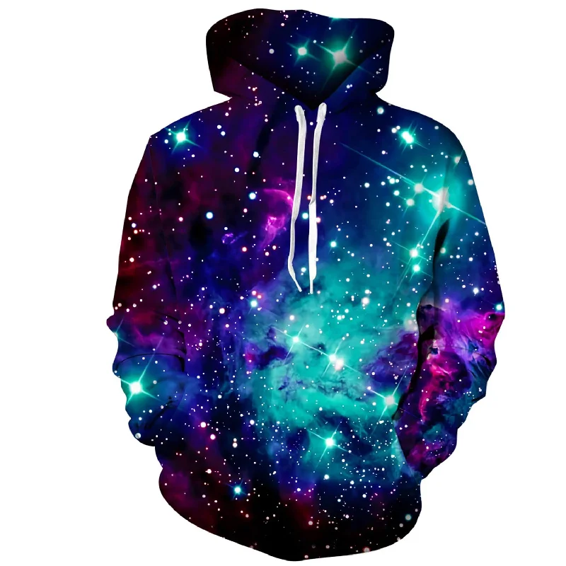 Universe Galaxy Funny HoodieSequined Hoodies