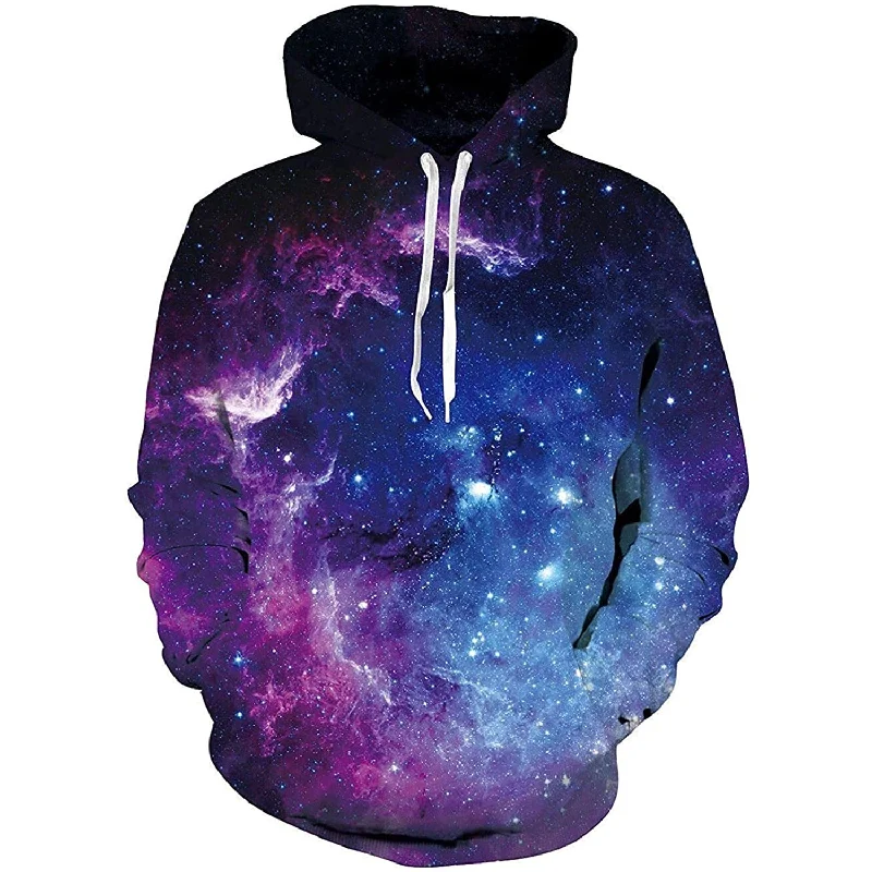 Universe Galaxy Funny HoodieBamboo Fiber Sweatshirts