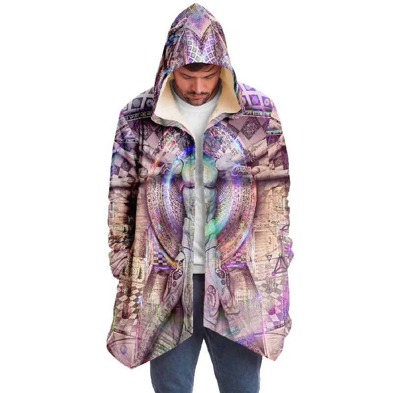 Vitruvian Spirit Micro Fleece CloakMetallic Hoodies