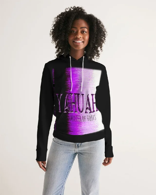 Yahuah-Master of Hosts 01-02 Ladies Designer Pullover HoodieLimited Edition Hoodies