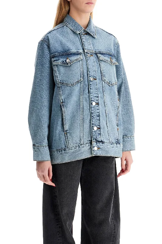 Women's home topsFrame Oversized Denim Jacket For