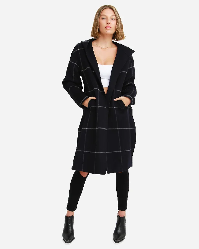 Large women's zipper topsWalk This Way Wool Blend Oversized Coat