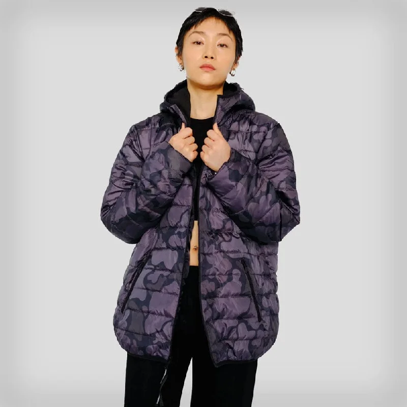 Women's affordable topsMembers Only Women's Solid Packable Oversized Jacket